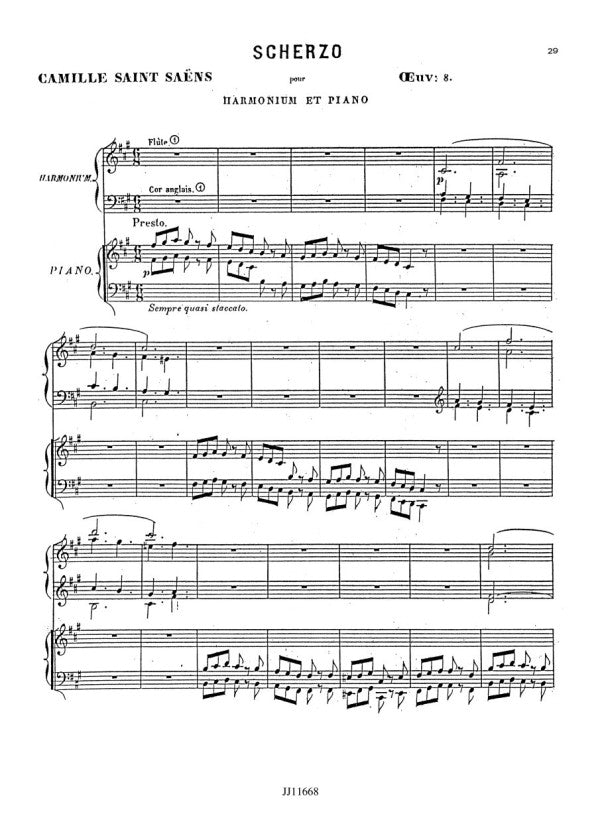 Saint-Saëns: Duos, Op. 8