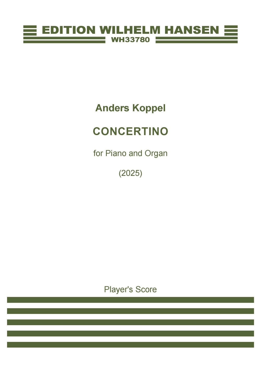 Koppel: Concertino for Piano & Organ