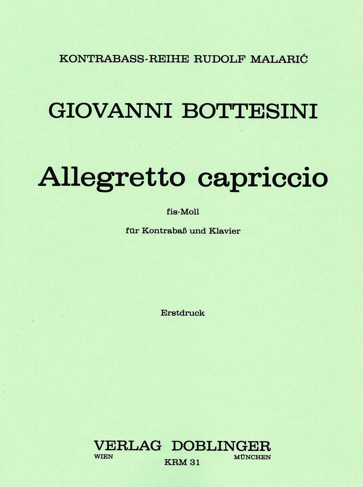 Bottesini: Allegretto capriccio