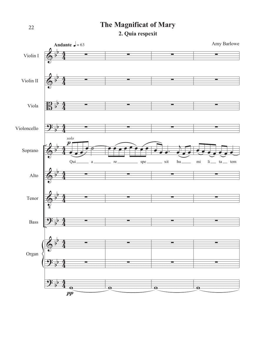 Barlowe: The Magnificat of Mary