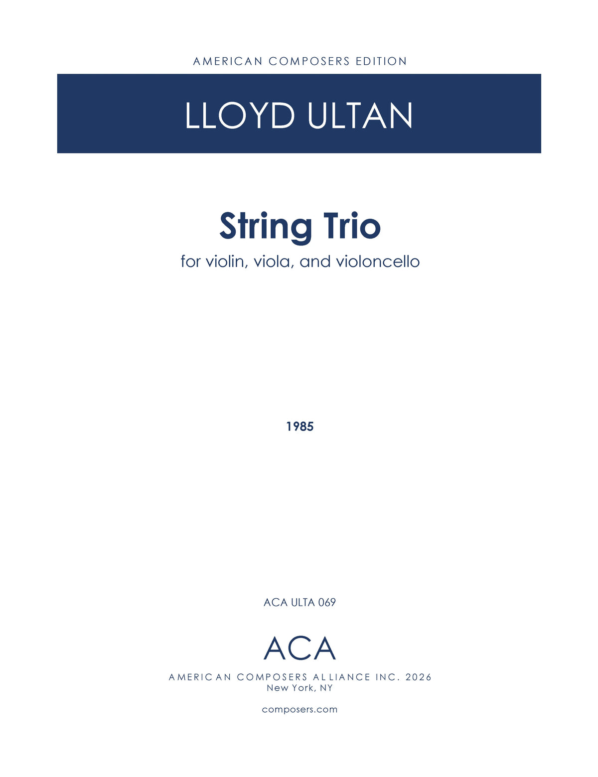 Ultan: String Trio