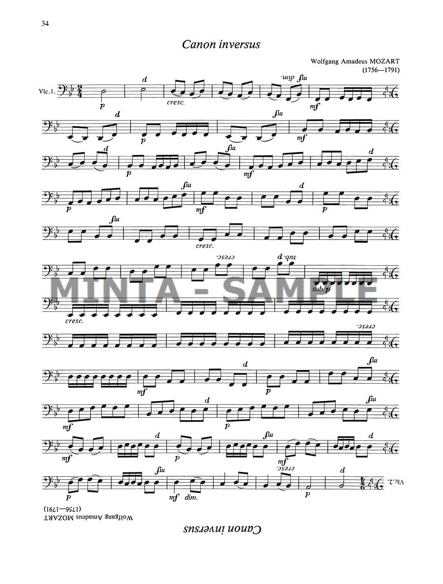 Cello Duets - Volume 1