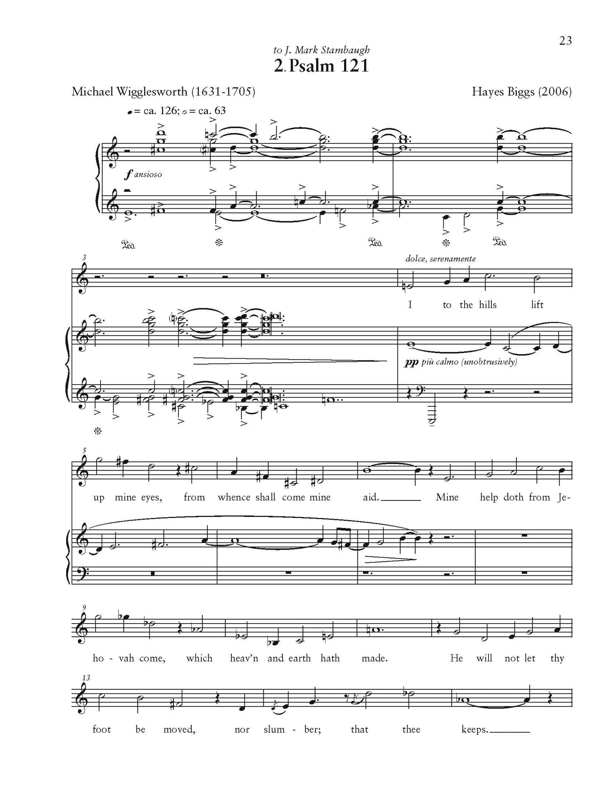 H. Biggs: Psalms, Hymns, & Spiritual Songs