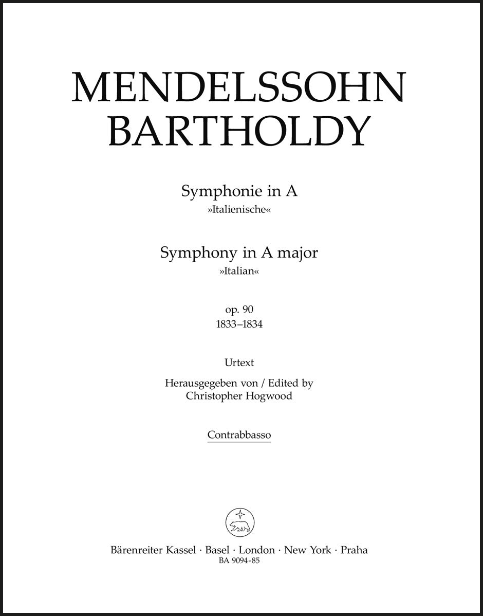 Mendelssohn: Symphony No. 4 in A Major, MWV N 16, Op. 90