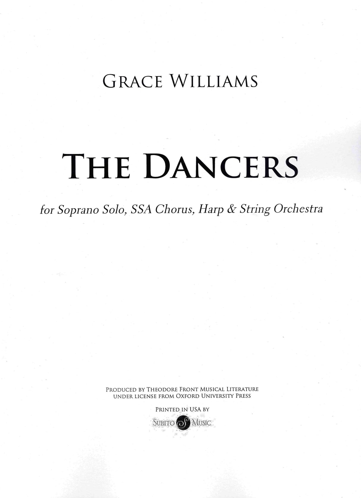 G. Williams: The Dancers