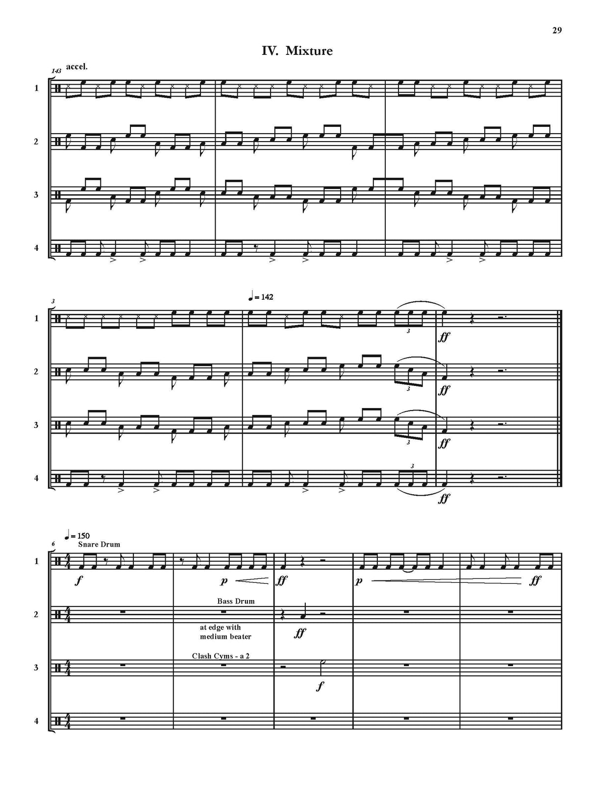 Udow: Four Constructions