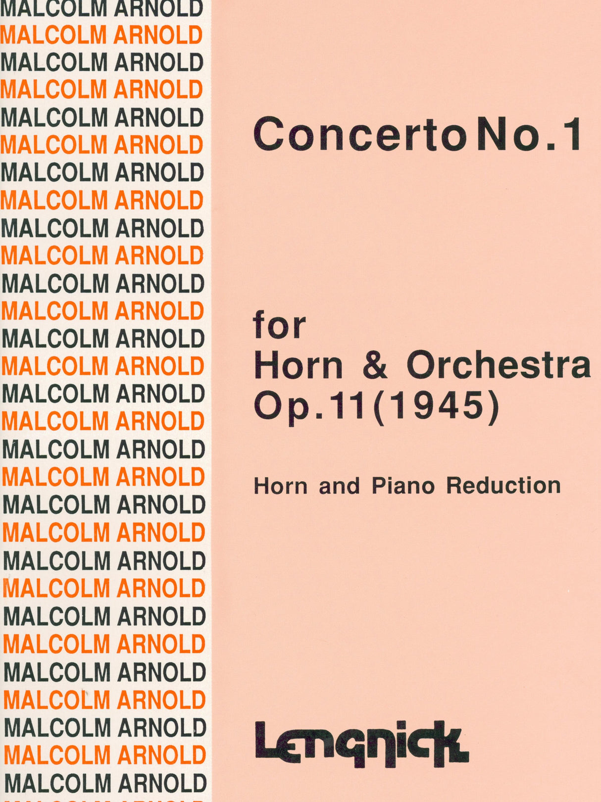 Arnold: Horn Concerto No. 1, Op. 11
