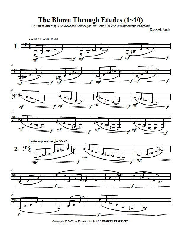 Amis: The Blown Through Etudes (1-10)