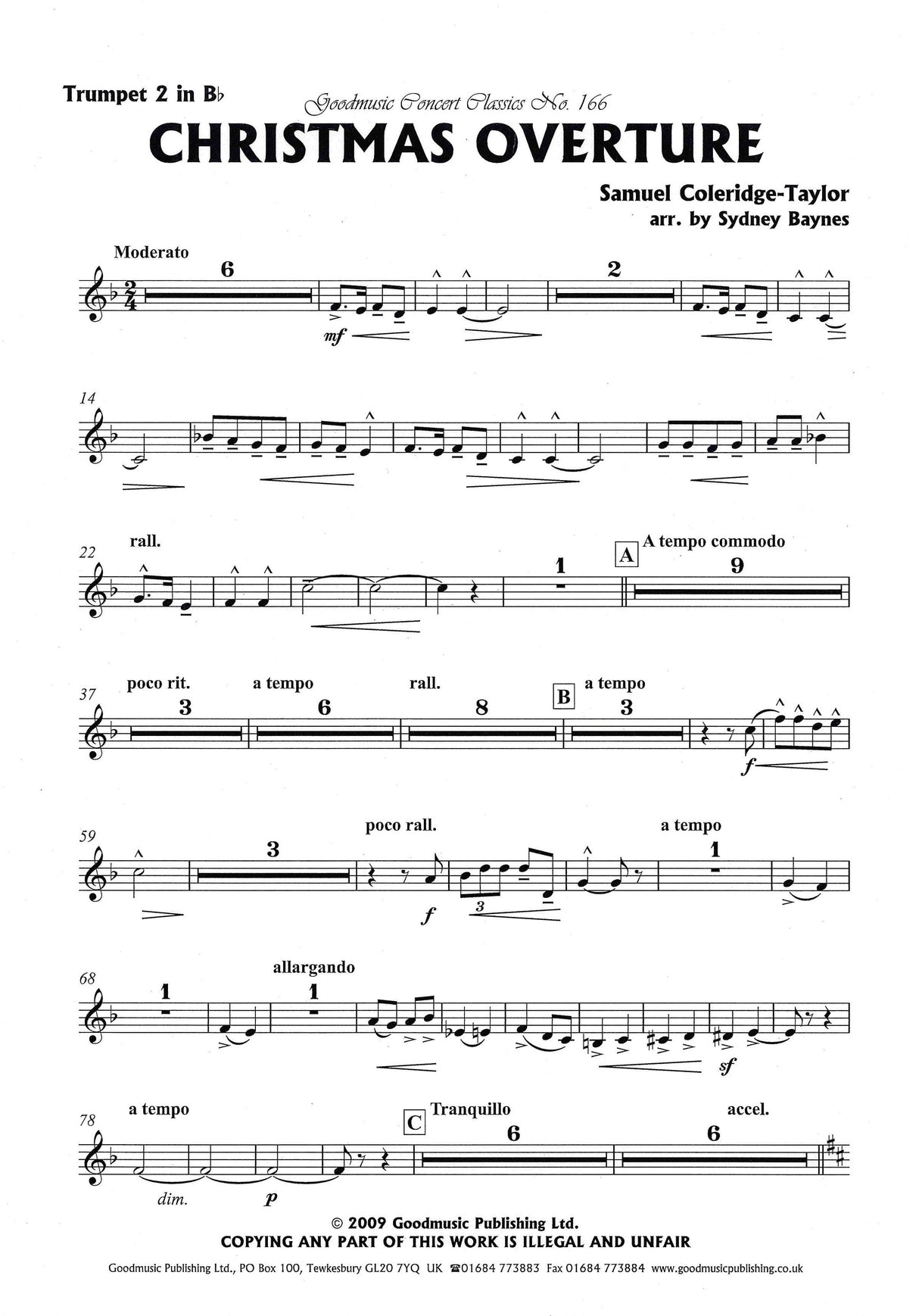Coleridge-Taylor: Christmas Overture (arr. for orchestra)