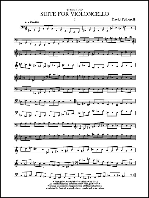 Fetherolf: Cello Suite