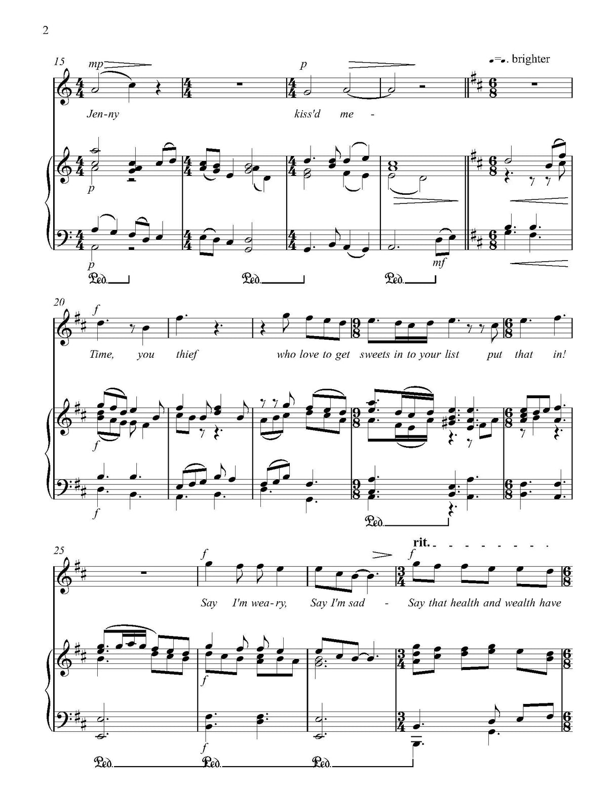 Neville: Jenny Kiss'd Me