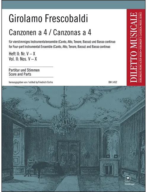 Frescobaldi: Canzone à 4 - Volume 2, Nos. 5-10