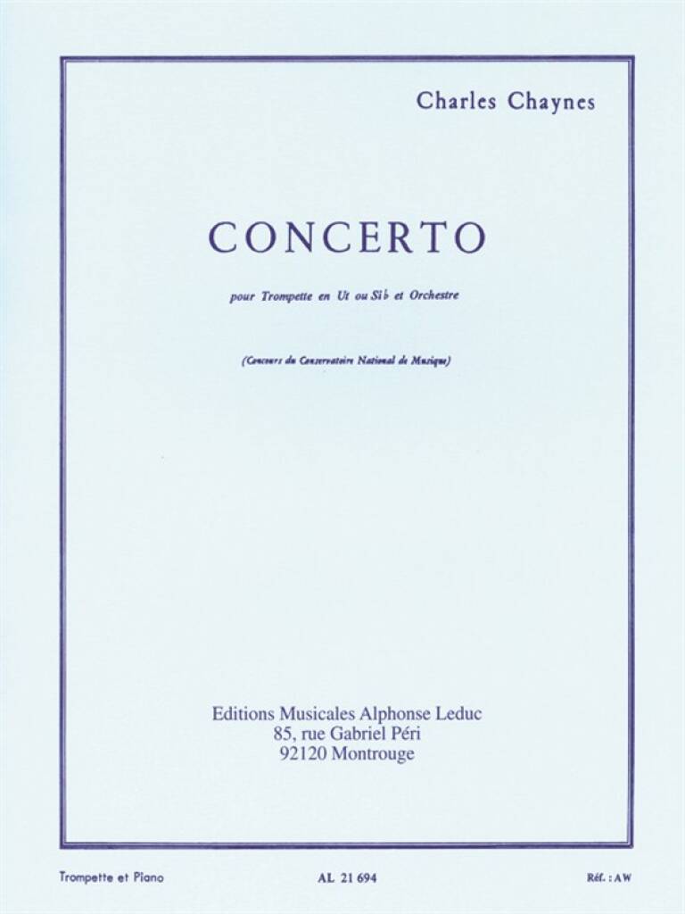 Chaynes: Trumpet Concerto
