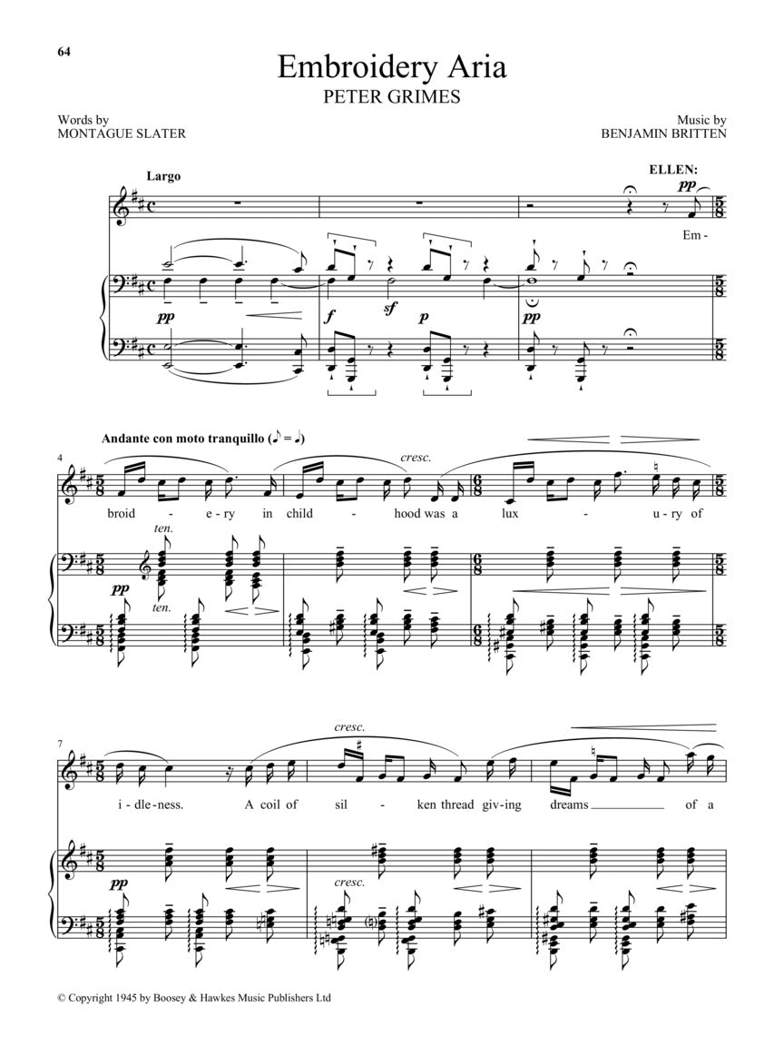 Boosey & Hawkes Opera Anthology – Soprano