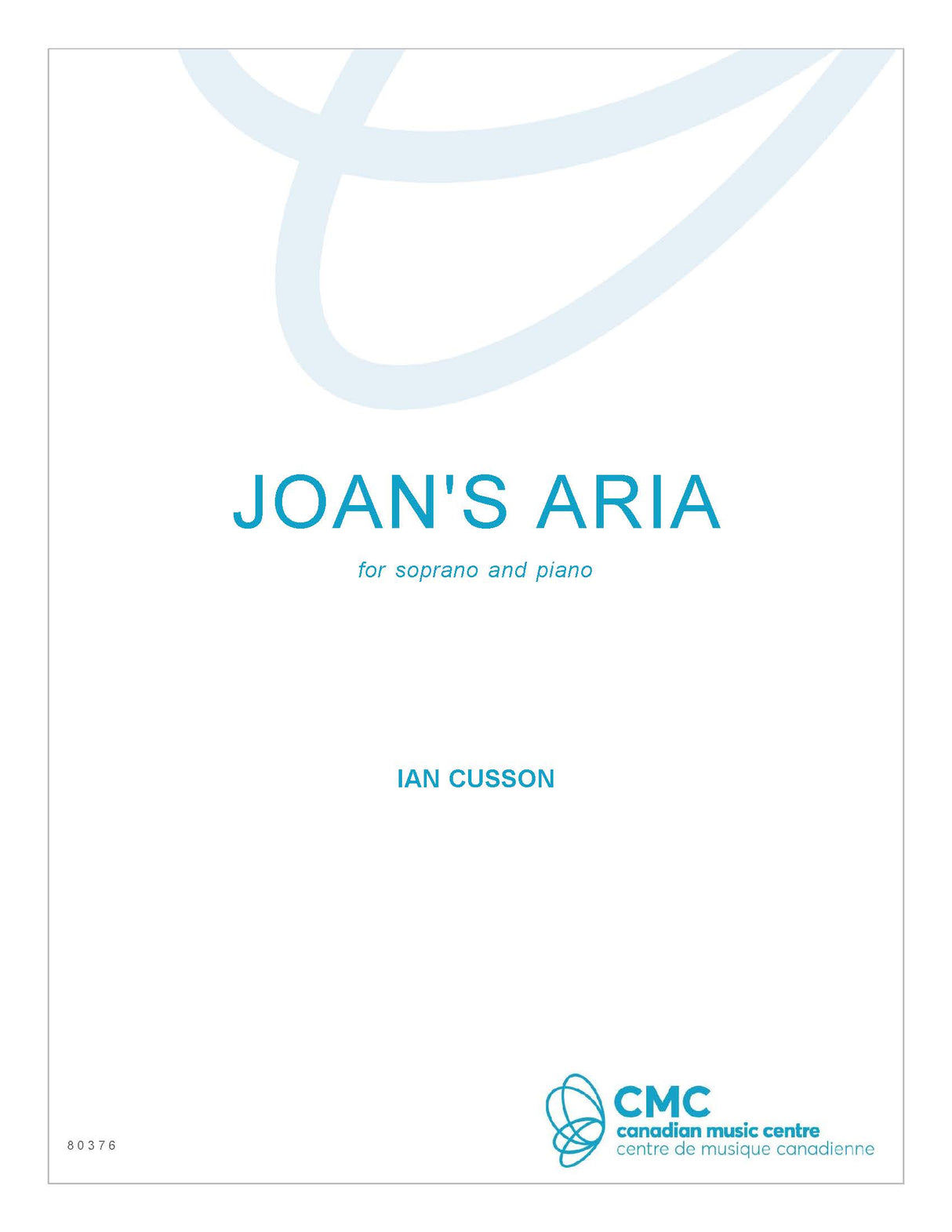 Cusson: Joan's Aria