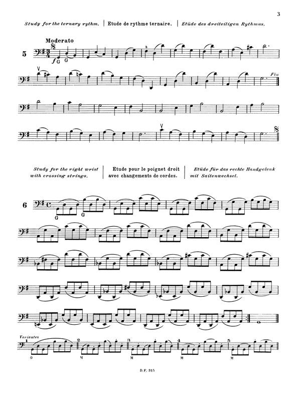 Feuillard: 60 Etudes for the Young Cellist