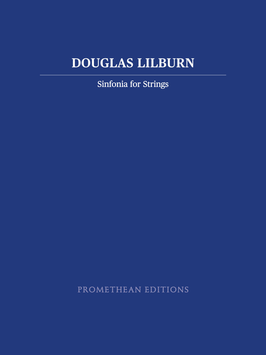 Lilburn: Sinfonia for Strings