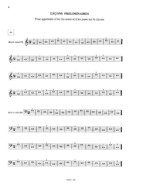 Duvernoy: Le Guide de lecteur, Op. 281 - Volume 1 (152 lessons)