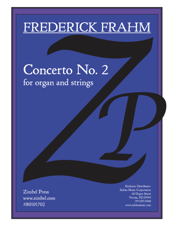 Frahm: Organ Concerto No. 2