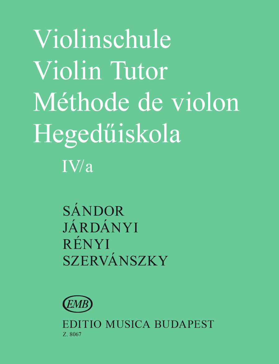 Violin Tutor - Volume 4a