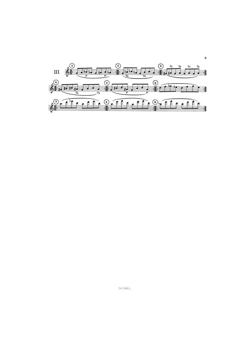 Londeix: Exercices mécaniques - Volume 3