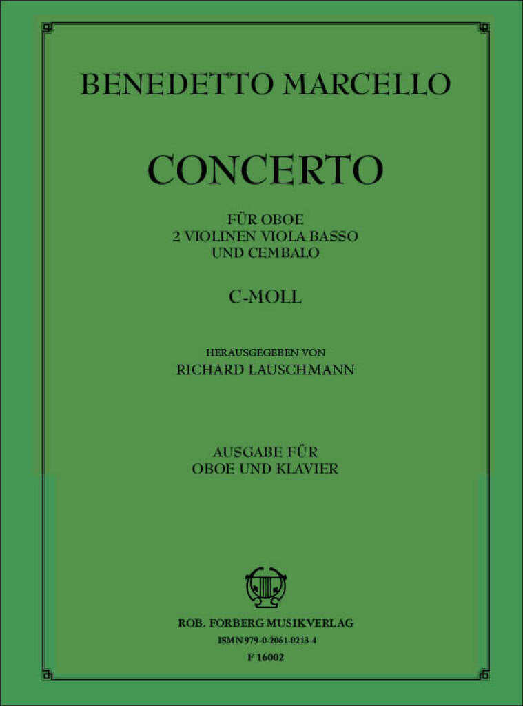 Marcello: Oboe Concerto in C Minor