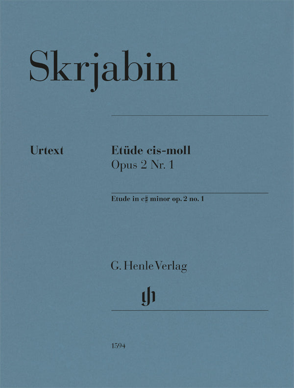 Scriabin: Etude in C-sharp Minor, Op. 2, No. 1