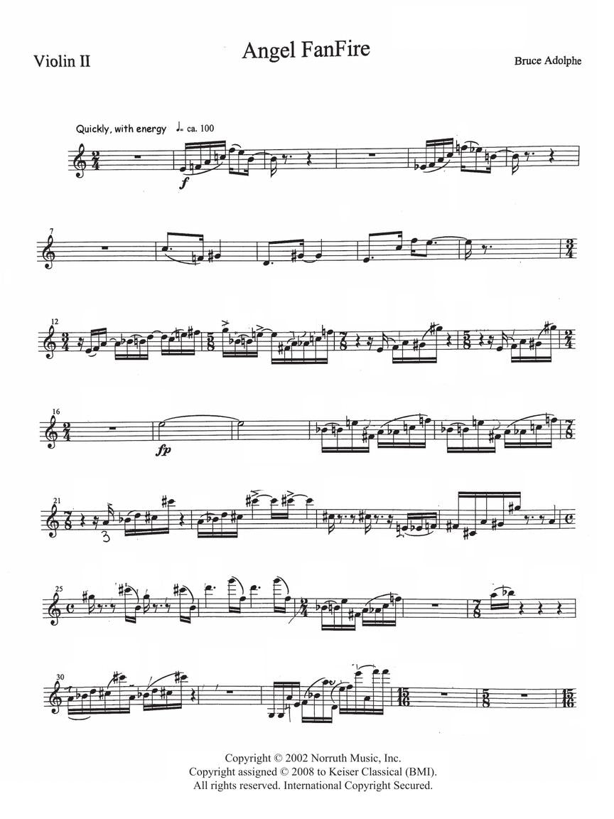 Adolphe: Angel Fanfire