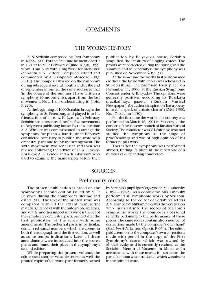 Scriabin: Symphony No. 1 in E Major, Op. 26