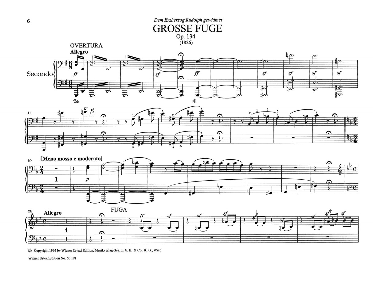 Beethoven: Große Fugue, Op. 134