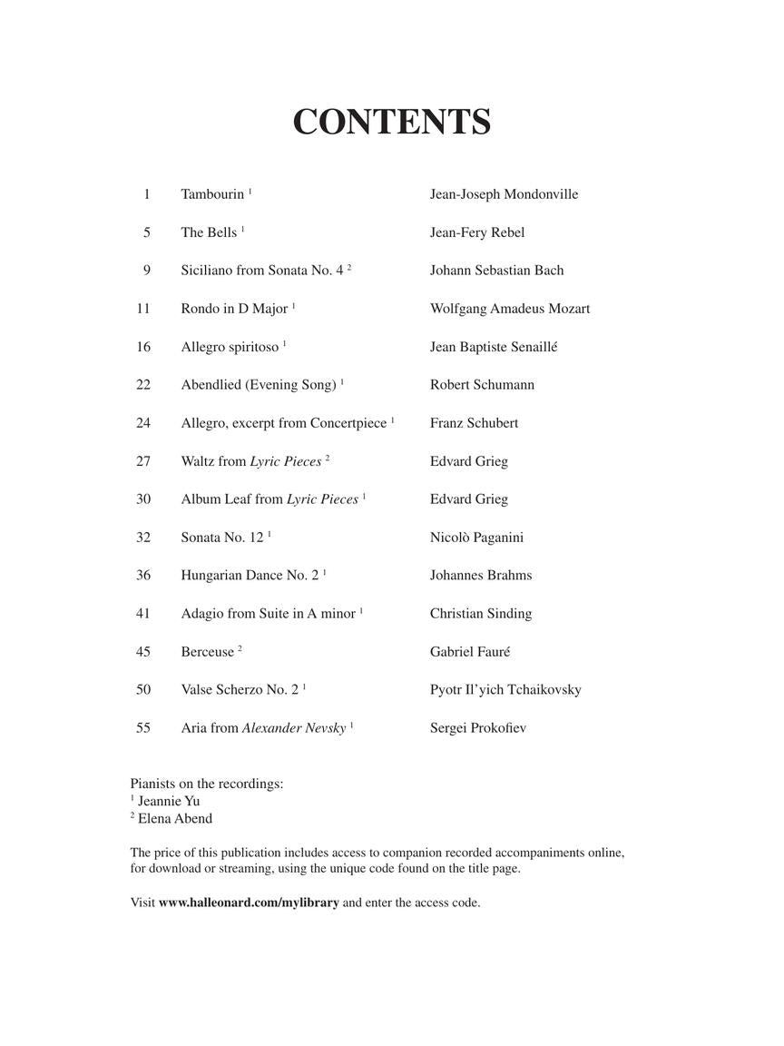 Solos for the Violin Player