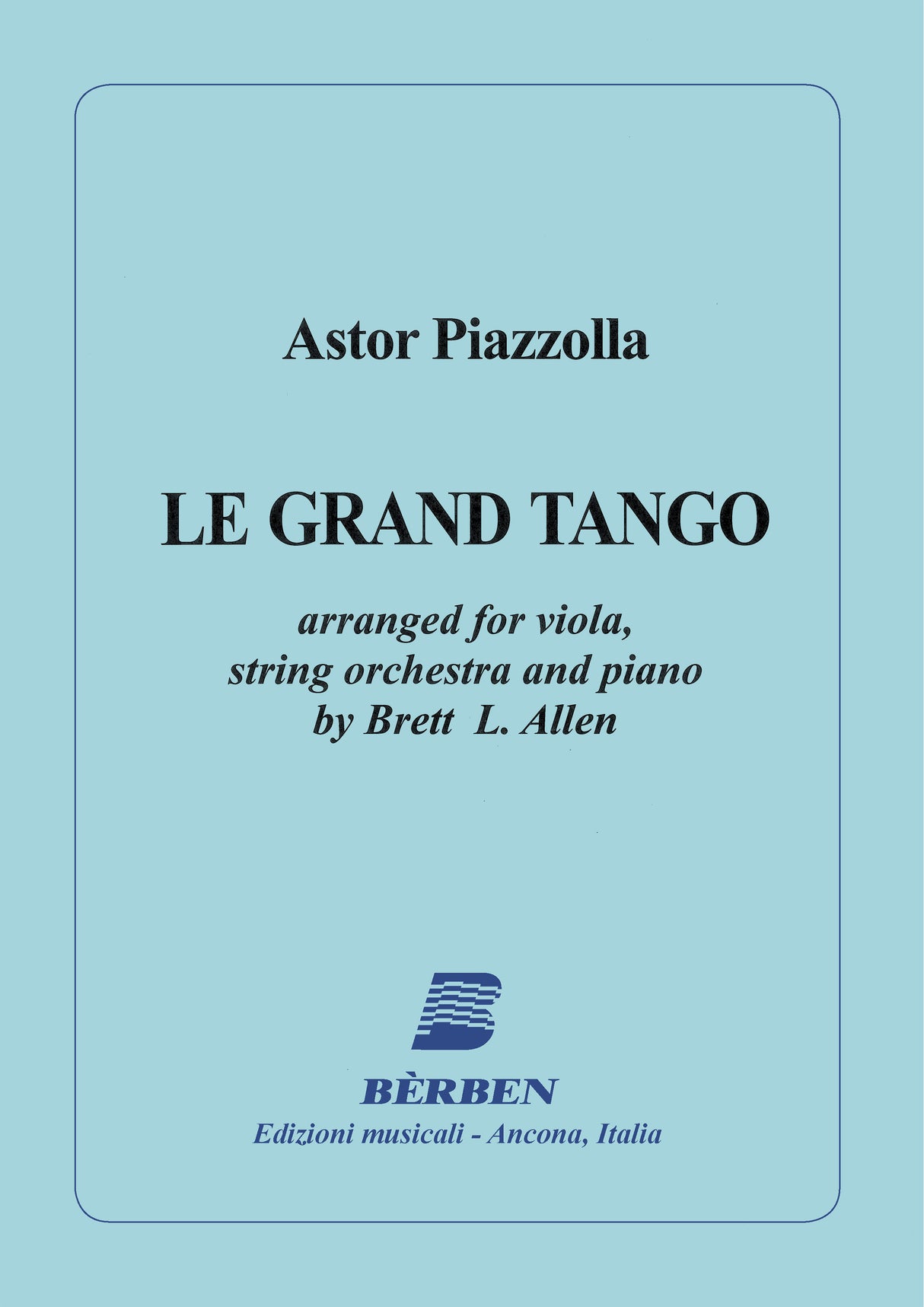 Piazzolla: Le grand tango (arr. for violin, piano & string orchestra)