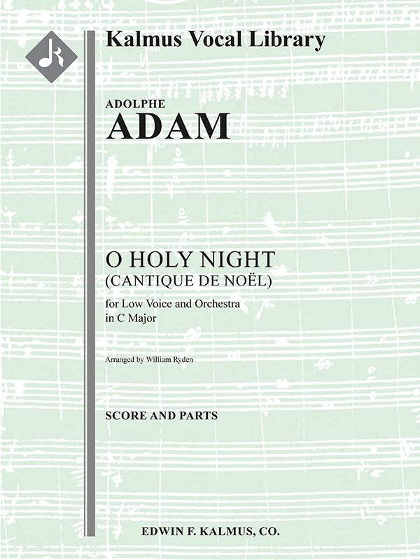 Adam: O Holy Night (arr. for low voice & orchestra)