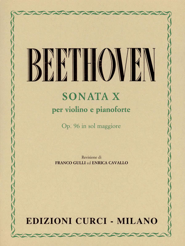 Beethoven: Violin Sonata in G Major, Op. 96