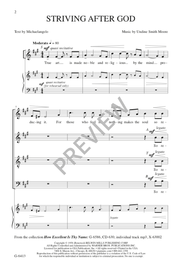 Moore: Striving after God