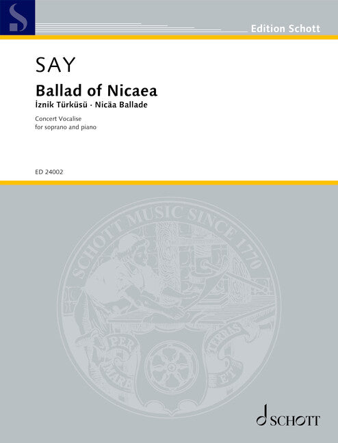 Say: Ballad of Nicaea, Op. 120