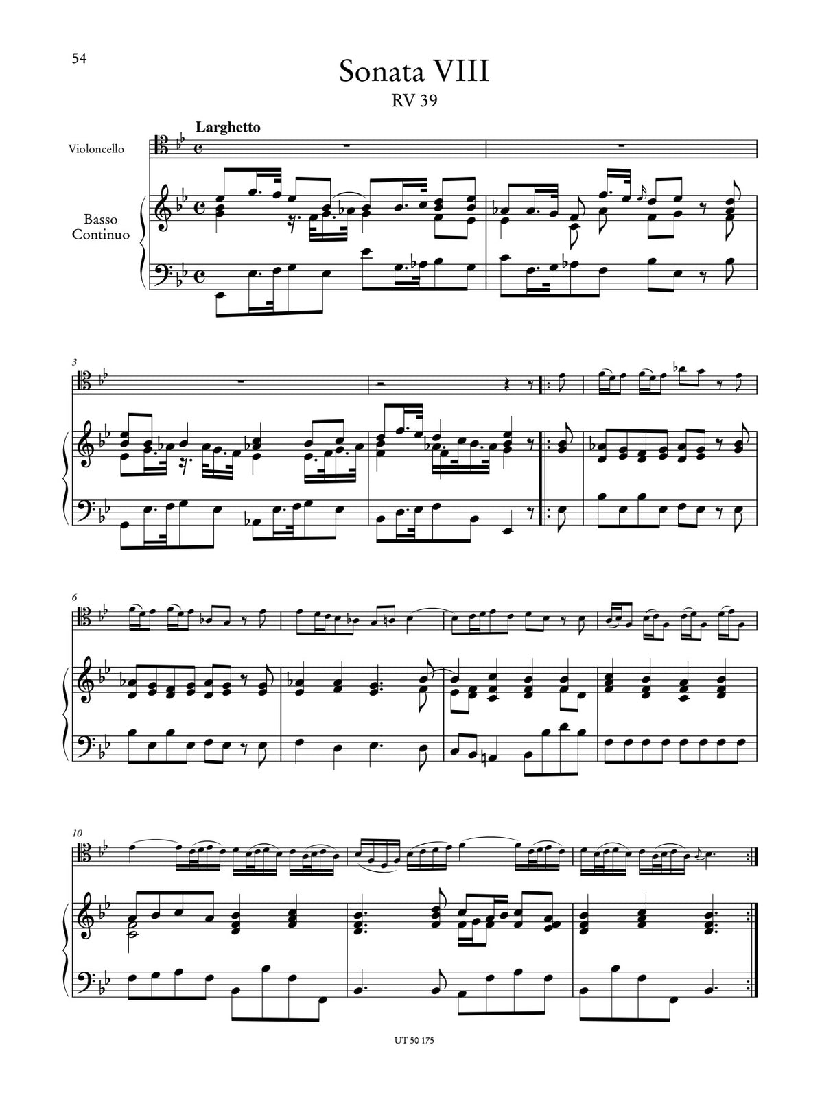 Vivaldi: Complete Cello Sonatas, RV 39-47