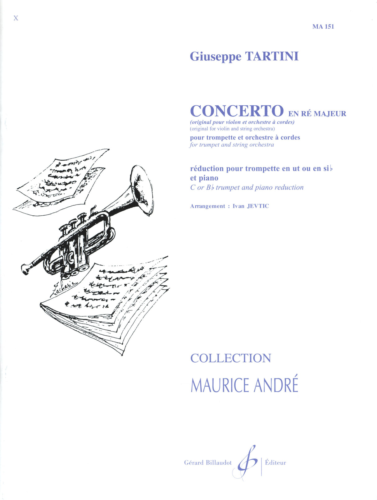 Tartini: Concerto in D Major (arr. for trumpet)