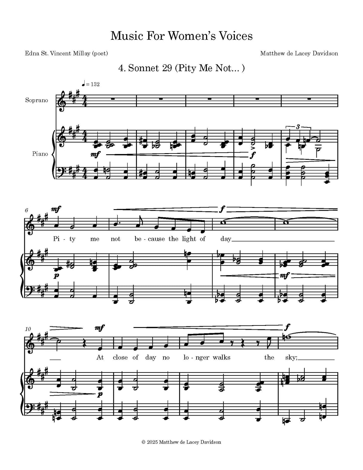 Davidson: Music for Women's Voices