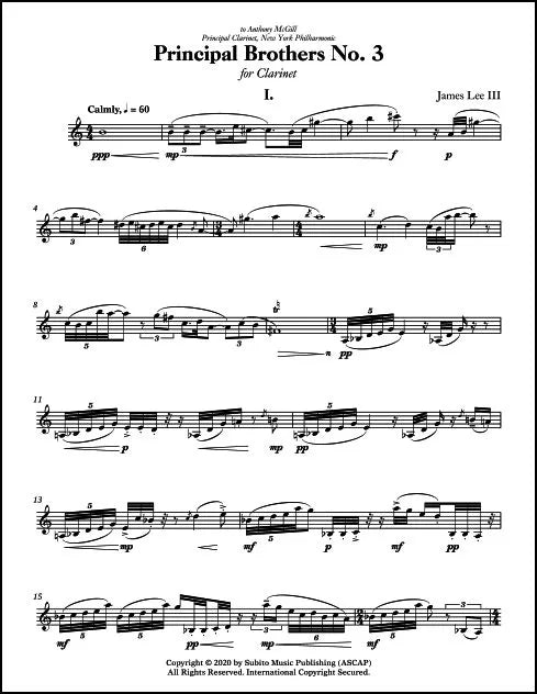 Lee III: Principal Brothers No. 3