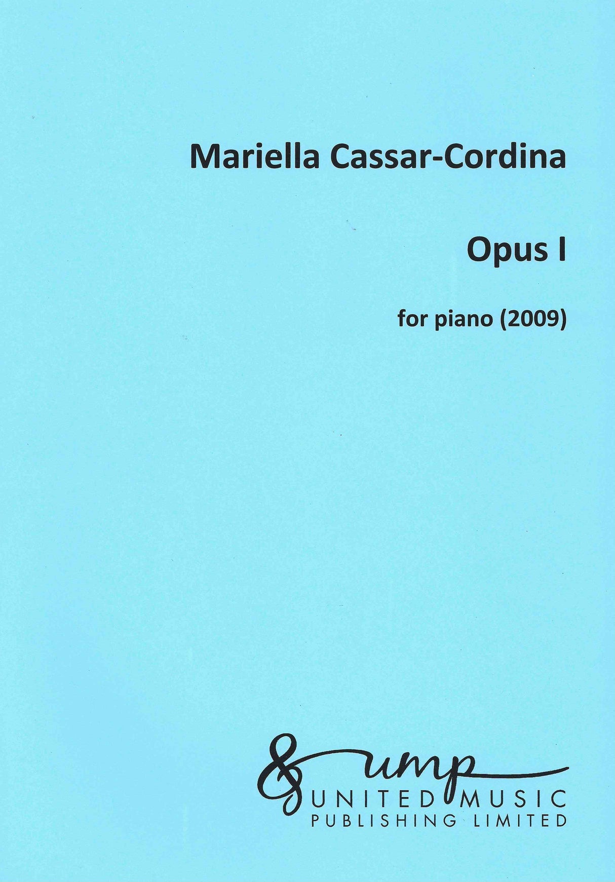 Cassar-Cordina: Opus I