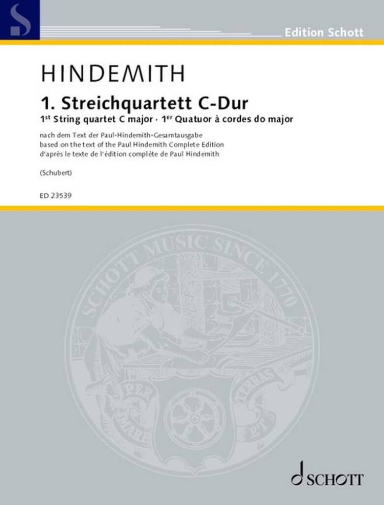 Hindemith: String Quartet No. 1 in C Major, Op. 2