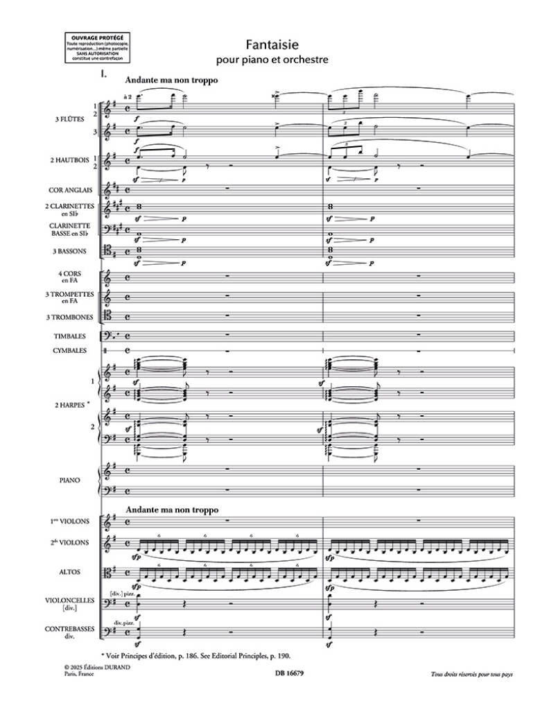 Debussy: Fantaisie (First Version)