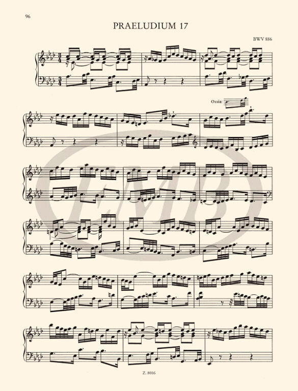 Bach: The Well Tempered Clavier - Book 2 (BWV 870-893)