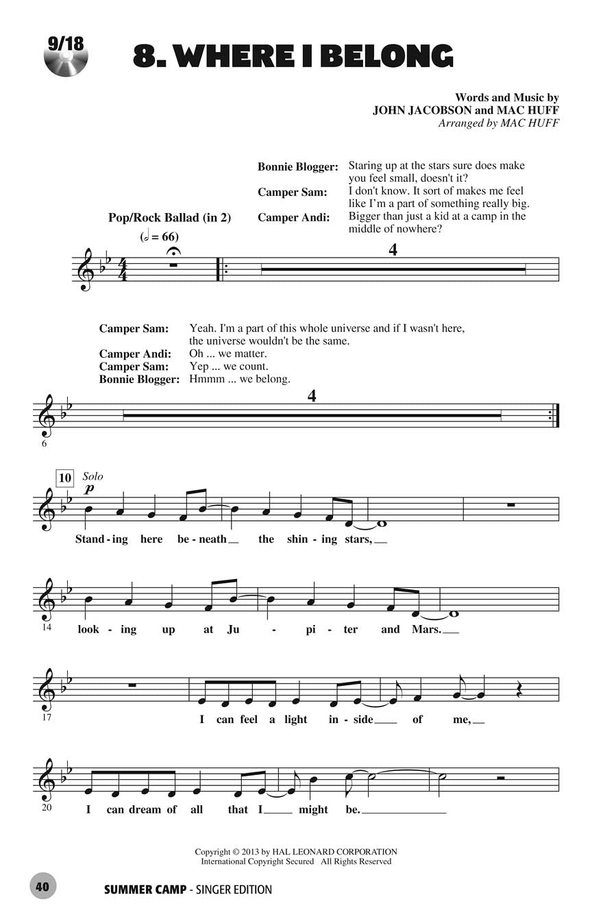 Summer Camp: A Musical Caper About Finding a Place to Belong!