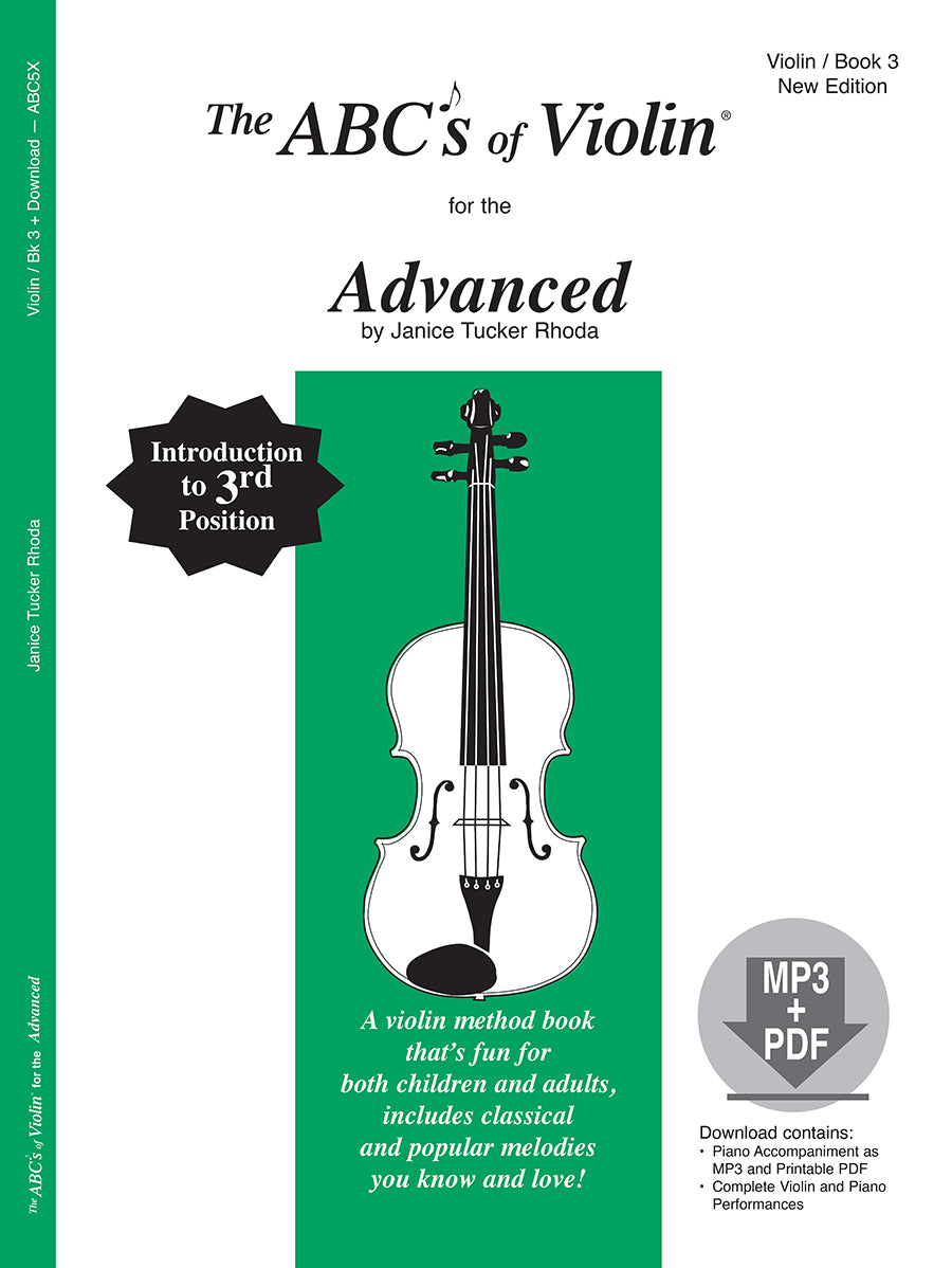 The ABCs of Violin - Book 3 (Advanced) – Ficks Music