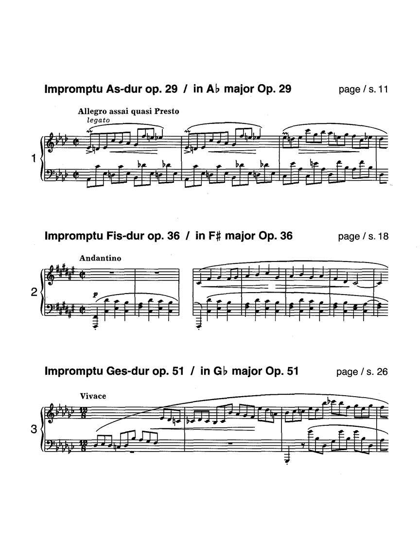 Chopin: Impromptus, Opp. 29, 36, 51