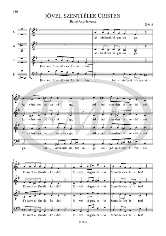 Kodály: Choral Works for Mixed Voices