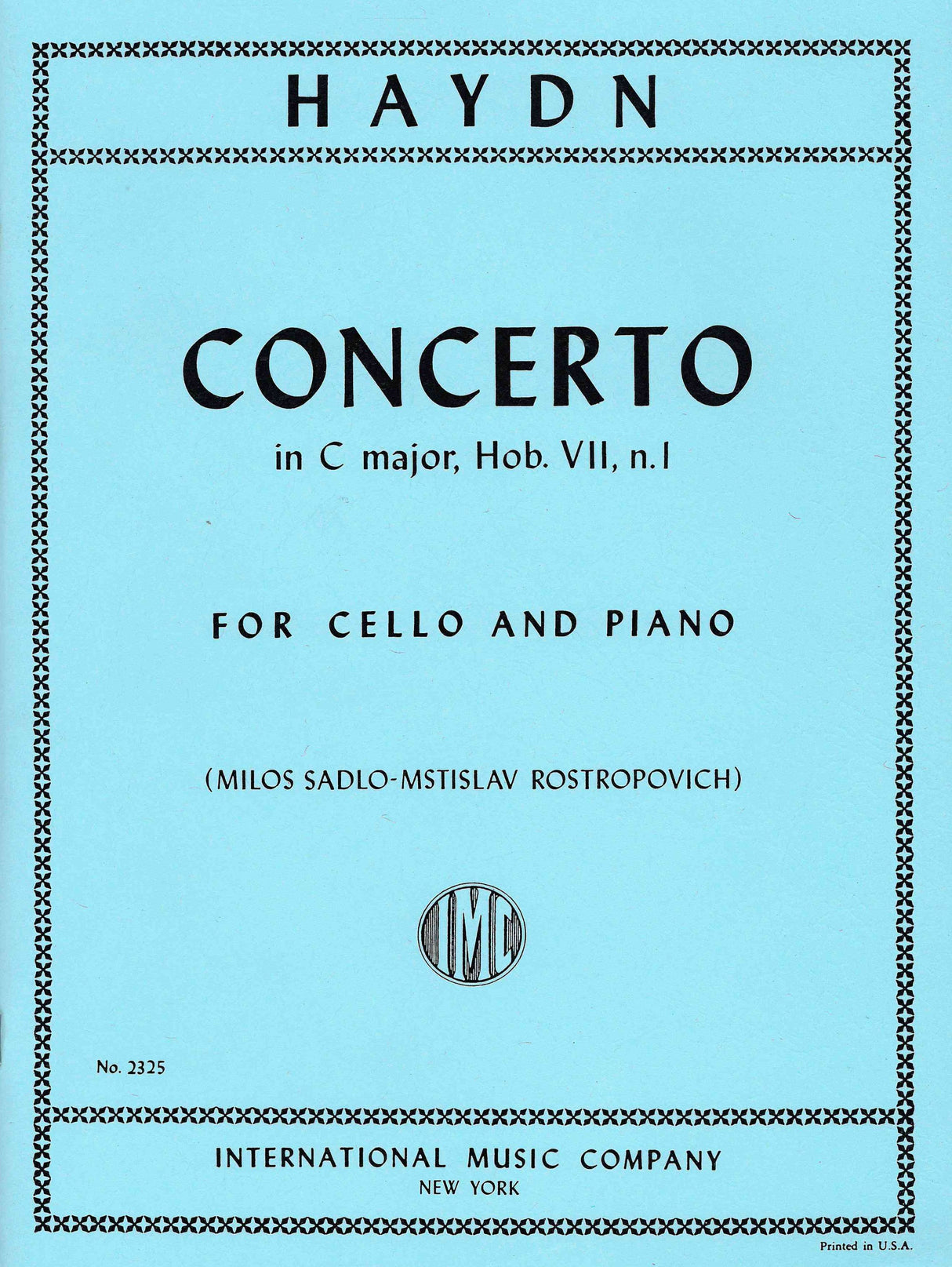 Haydn: Cello Concerto in C Major, Hob. VIIb:1