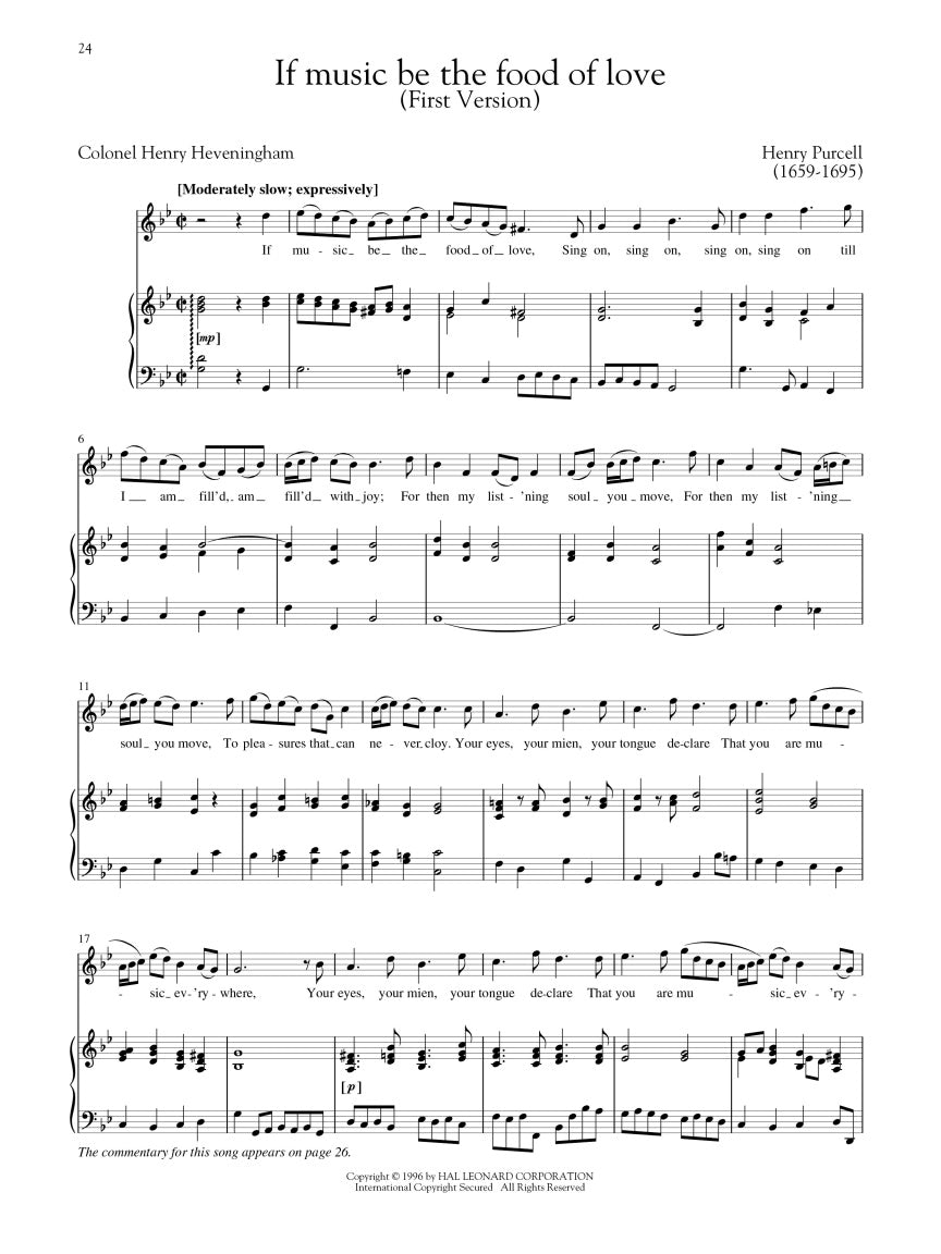 Standard Vocal Literature – Soprano